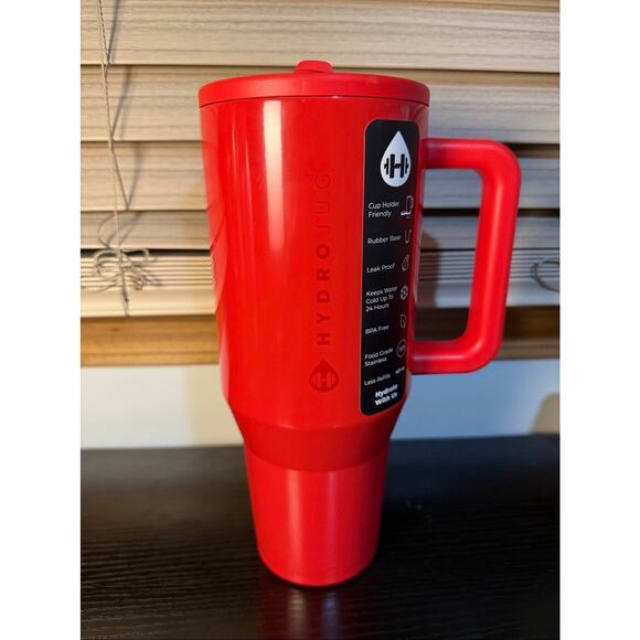 Hydrojug Exclusive Red Shine 40oz Traveler BNWT | US SELLER - Picture 1 of 4